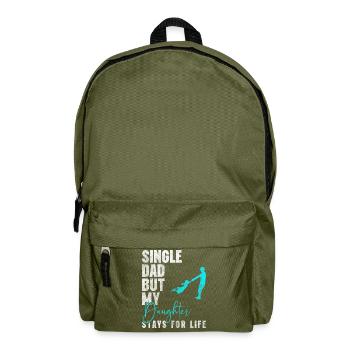 Single Relationship Status Dating Pick-up - Backpack - olive green - Front