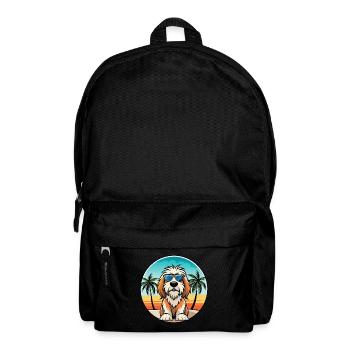 Petit Basset Griffon Vendeen Hunderasse Karikatur - Rucksack - Schwarz - Vorne