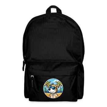 Sporting Lucas Terrier Chien Race Dessin Animé Plage - Sac à dos - noir - Devant