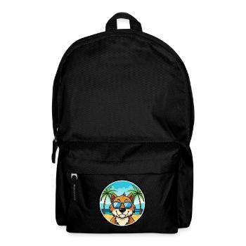Tahltan Bear Dog Breed Cartoon Sunglasses Beach - Backpack - black - Front
