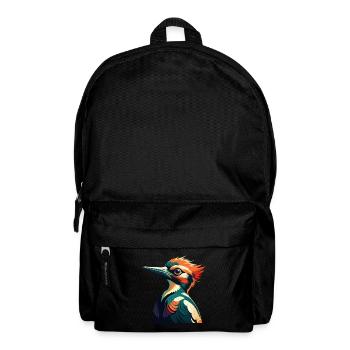 Pic Personnage De Dessin Animé Animal De Compagnie Coloré - Sac à dos - noir - Devant