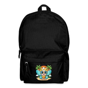 Schmetterling Lustige Cartoon Sommer Strand Sonnenbrille - Rucksack - Schwarz - Vorne