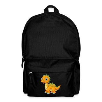 Dinosaure Mignon Mascotte Personnage De Dessin Animé Kawaii - Sac à dos - noir - Devant