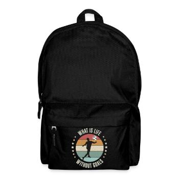 Devise des buts de football - Sac à dos - noir - Devant