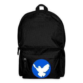 Colombe de la paix - Sac à dos - noir - Devant