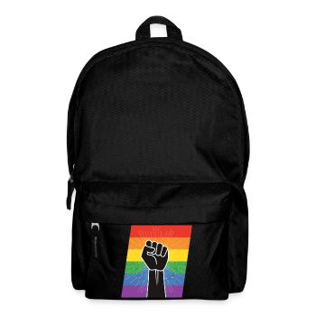 LGBTQ Rights Fist - Rucksack - Schwarz - Vorne