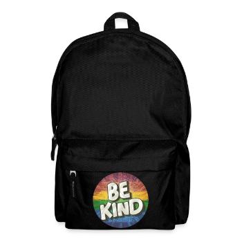 LGBTQ Soyez gentil - Sac à dos - noir - Devant