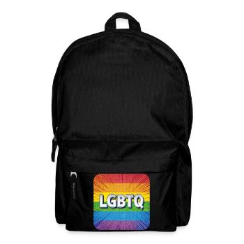 LGBTQ - Backpack - black - Front