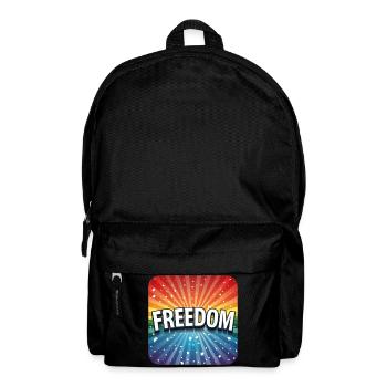 LGBTQ Freedom - Rucksack - Schwarz - Vorne