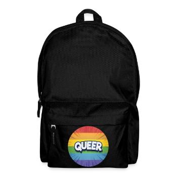 LGBTQ Queer - Rucksack - Schwarz - Vorne