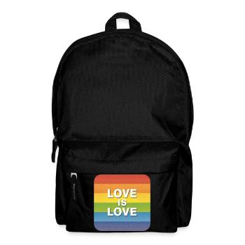 LGBTQ Love is Love - Rucksack - Schwarz - Vorne
