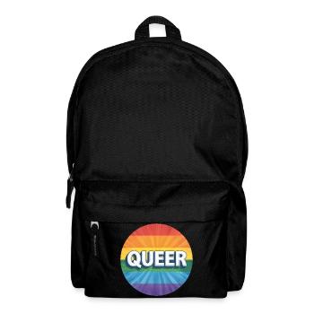 LGBTQ Queer - Rucksack - Schwarz - Vorne