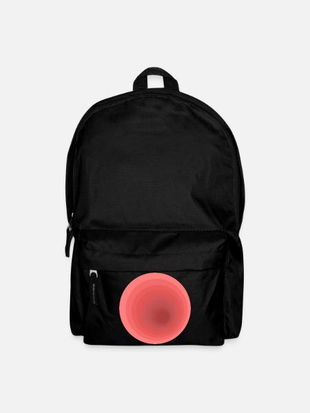 Abstrakte Farbverlaufs-Design - Rucksack - Schwarz