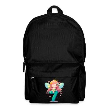 7 Jahre Fee Elfe Geburtstag Geschenk - Rucksack - Schwarz - Vorne
