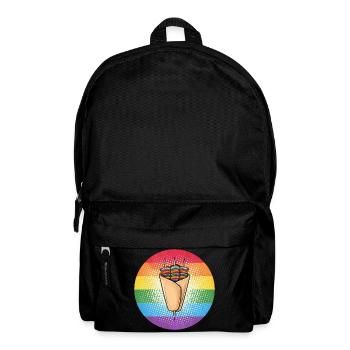 LGBTQ Kebab - Rucksack - Schwarz - Vorne