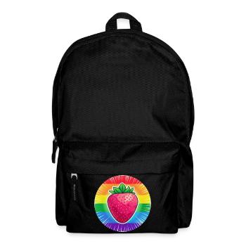 LGBTQ Erdbeere - Rucksack - Schwarz - Vorne