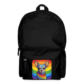 LGBTQ Chihuahua - Backpack - black - Front