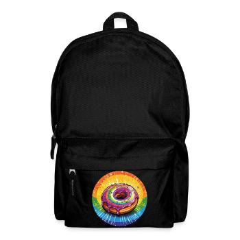LGBTQ Donut - Rucksack - Schwarz - Vorne