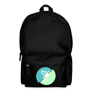 Pastellgrün Kontrastbiene - Rucksack - Schwarz - Vorne