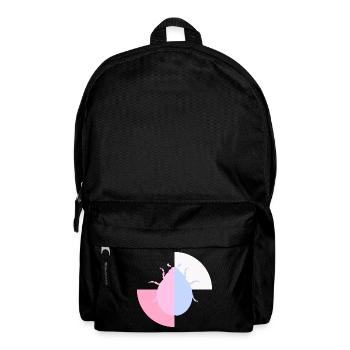 Duo Pastel Blue Pink - Backpack - black - Front