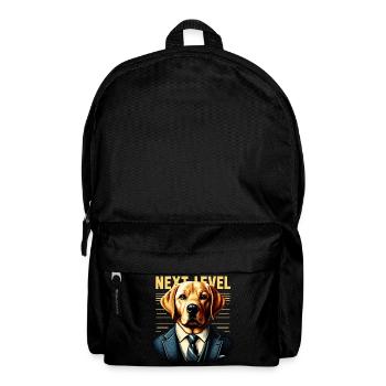 Dudley Labrador Suit Next Level Dog Gift - Backpack - black - Front