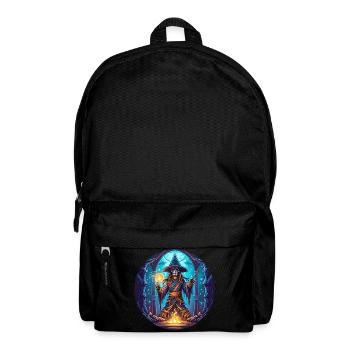 Gruseliges Halloween-partykostüm Hexendoktor - Backpack - black - Front