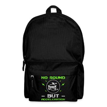 Electric Car Vehicle Modern - Backpack - black - Front
