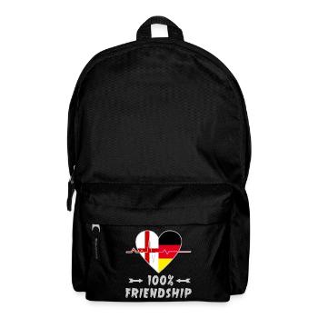 England and Germany 100% friendship - Backpack - black - Front