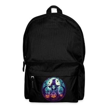 Gruseliges Halloween-partykostüm Hexe - Backpack - black - Front