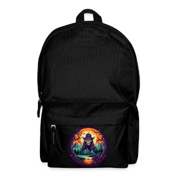 Gruseliges Halloween-partykostüm-skelett - Sac à dos - noir - Devant