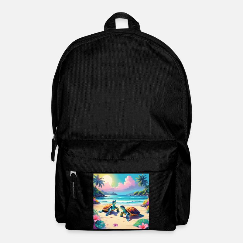 Schildkröten - Rucksack - Schwarz
