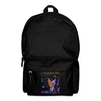 Zukunft Fantasy Neon - Rucksack - Schwarz - Vorne