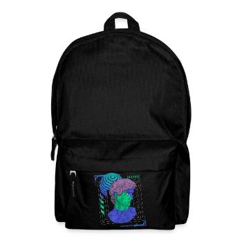 Cyborg Steampunk Anime Japan - Rucksack - Schwarz - Vorne
