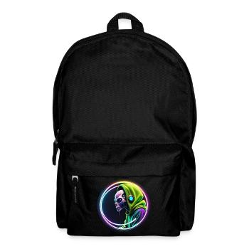 Alien beat - Rucksack - Schwarz - Vorne