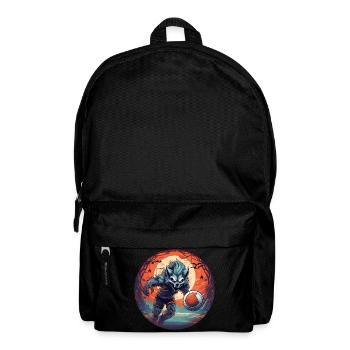 Gruseliges Halloween-partykostüm Werwolf Handball - Rucksack - Schwarz - Vorne