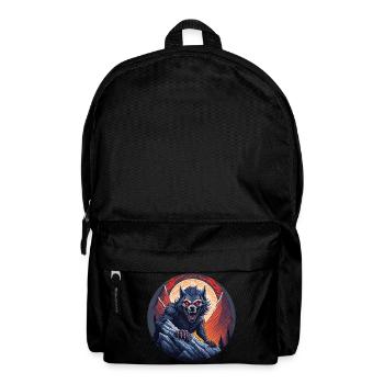 Gruseliges Halloween-partykostüm Werwolf-klettern - Rucksack - Schwarz - Vorne