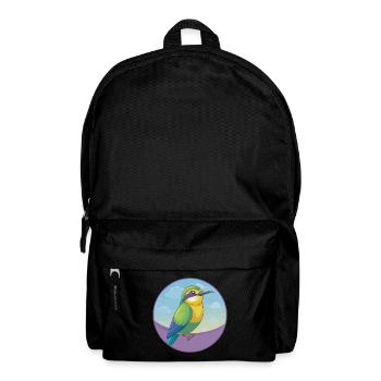 Bee Eater Cute Kawaii Cartoon Clipart Animal Pet - Backpack - black - Front