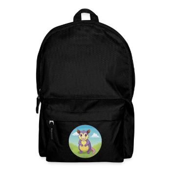 Possum niedliche Kawaii Cartoon Clipart Tier Haustier - Rucksack - Schwarz - Vorne