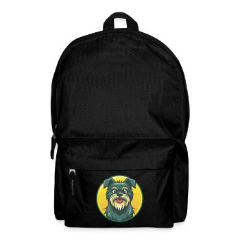 Affenpinscher Dog Cute Kawaii Cartoon Pet Animal - Backpack - black - Front