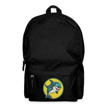 Orca Cute Kawaii Cartoon Clipart Pet Animal - Backpack - black - Front