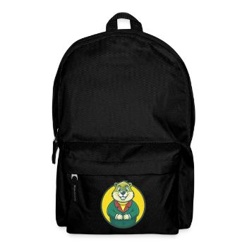 Groundhog Cute Kawaii Cartoon Clipart Pet Animal - Backpack - black - Front