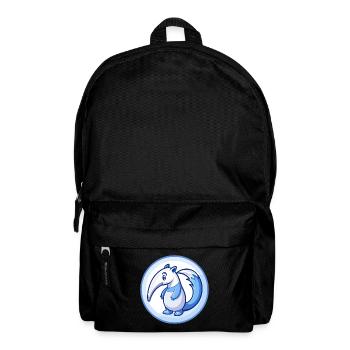 Ameisenbär Blau Kawaii Cartoon Figur Clipart Haustier - Rucksack - Schwarz - Vorne