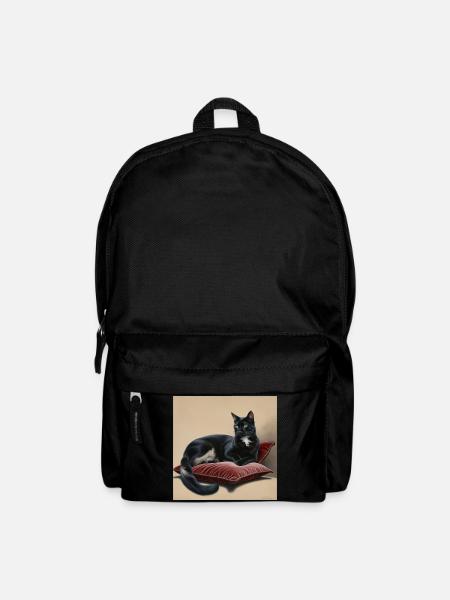 black Pillow cat - Backpack - black