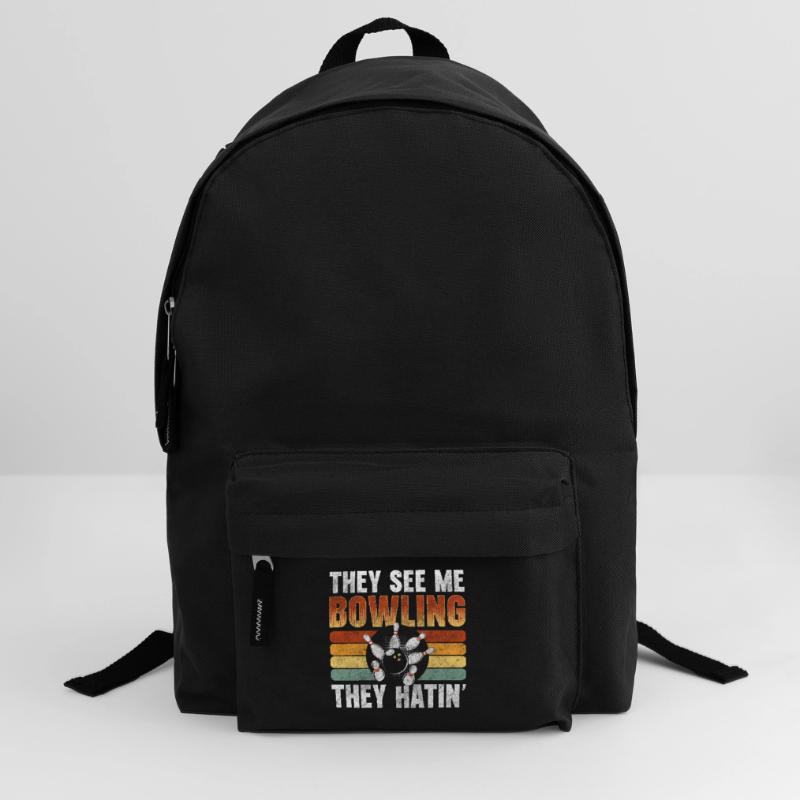 Bowler Strike Split Freizeit Rucksack