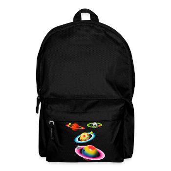 Balls Planets - Backpack - black - Front