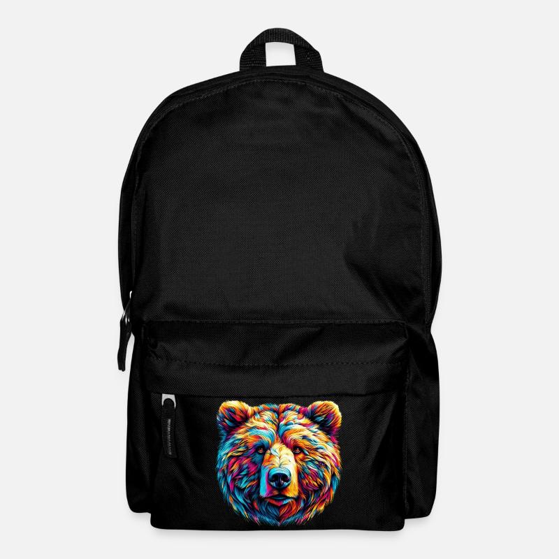Bär - Rucksack - Schwarz