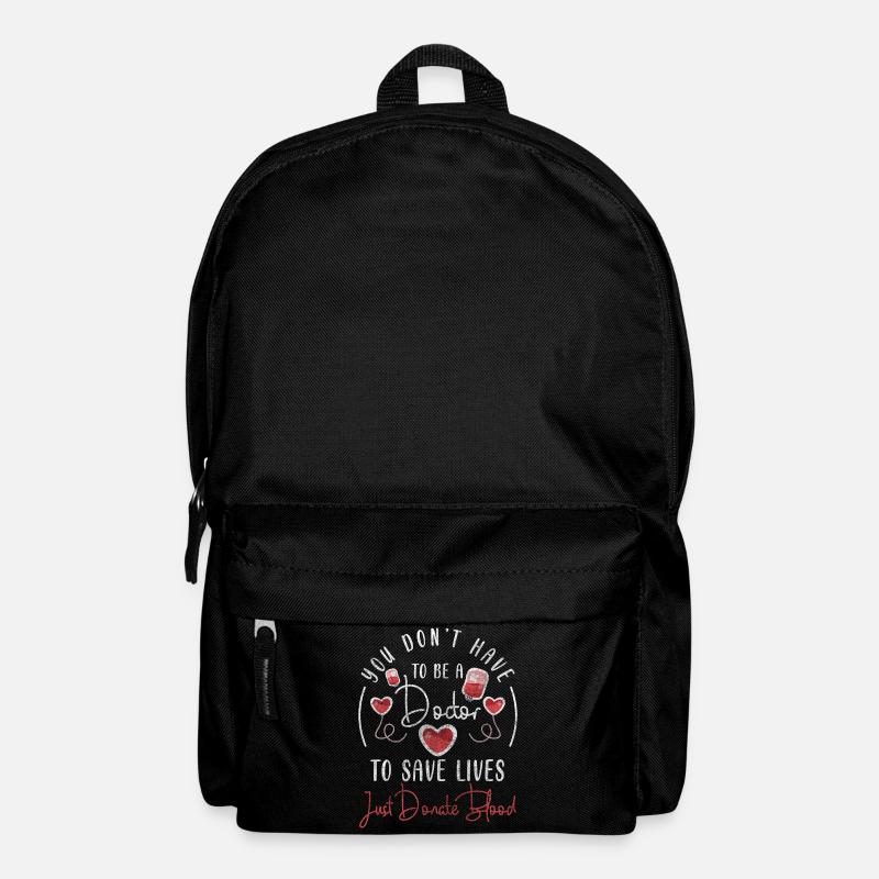 Blut Spender Held Konserven - Rucksack - Schwarz