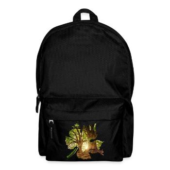 Forest 25 in leaf with squirrel - Backpack - black - Front