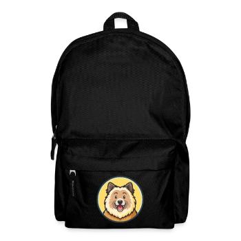 Himalaya-Schäferhund Hunderasse Karikatur Kawaii - Rucksack - Schwarz - Vorne