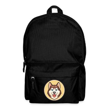 Labrador Husky Hunderasse Cartoon Kawaii Clipart - Rucksack - Schwarz - Vorne